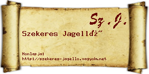 Szekeres Jagelló névjegykártya